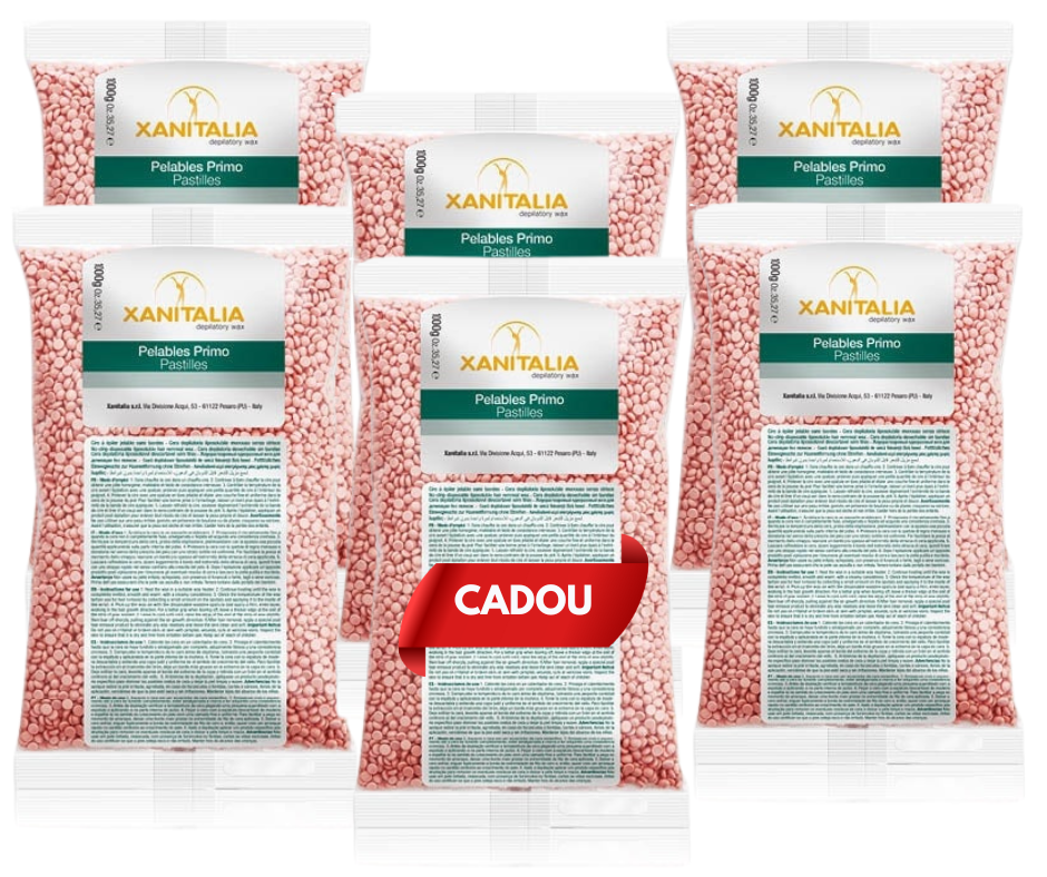 Pachet Promoțional Ceară Epilat Granule Roz Xanitalia 1000g x 5 + 1 CADOU