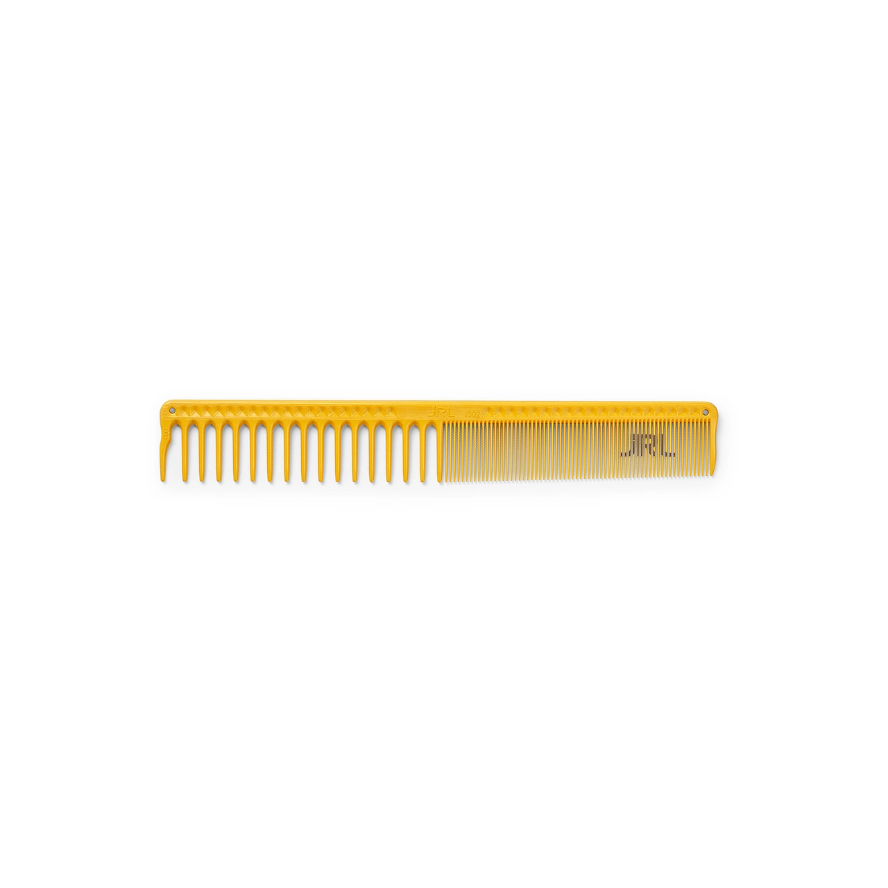 JRL Cutting Comb 302 Yellow  – pieptene profesional, dinți fini pentru păr scurt
