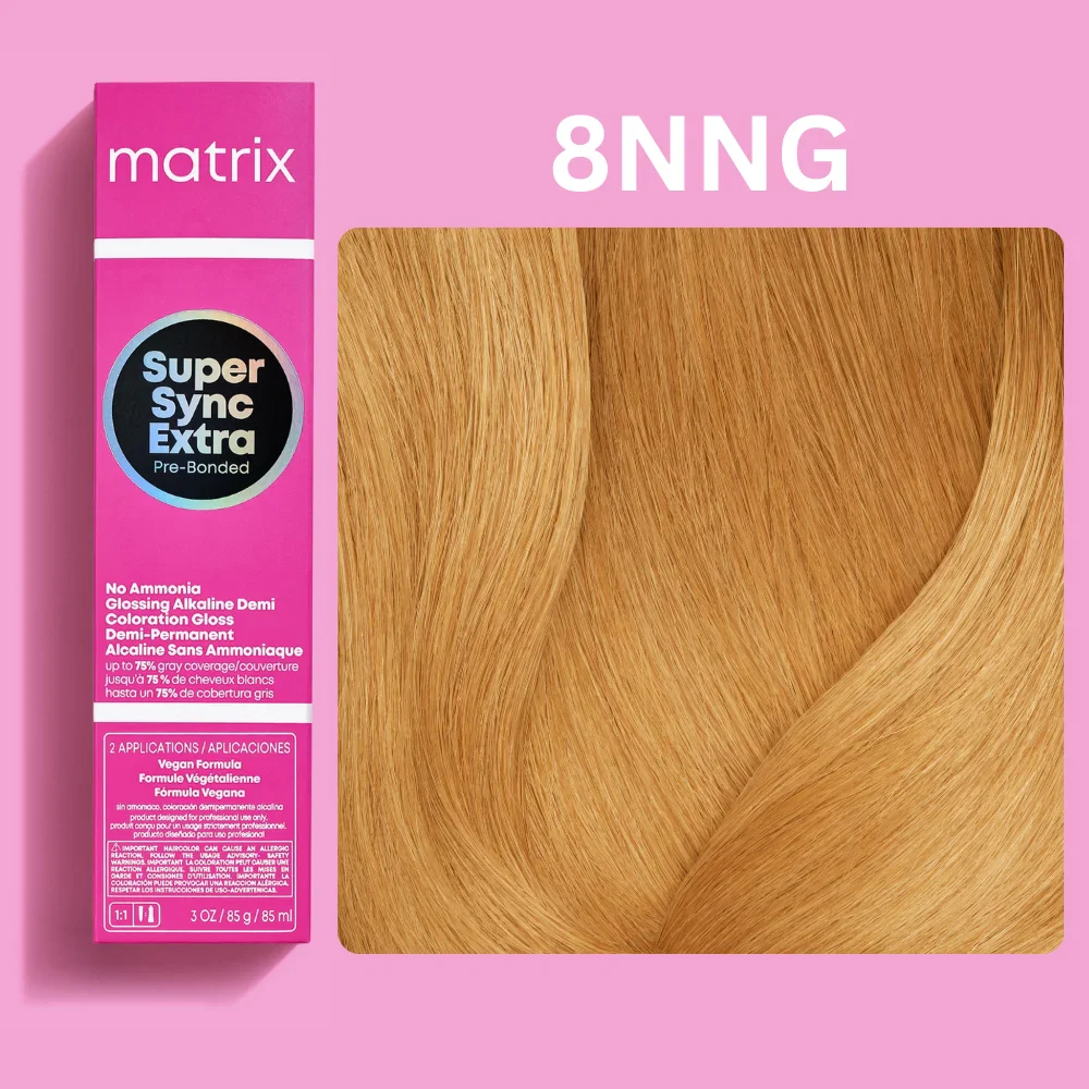 Vopsea de par fara amoniac Matrix Professional Super Sync Extra 8NNG 90ml