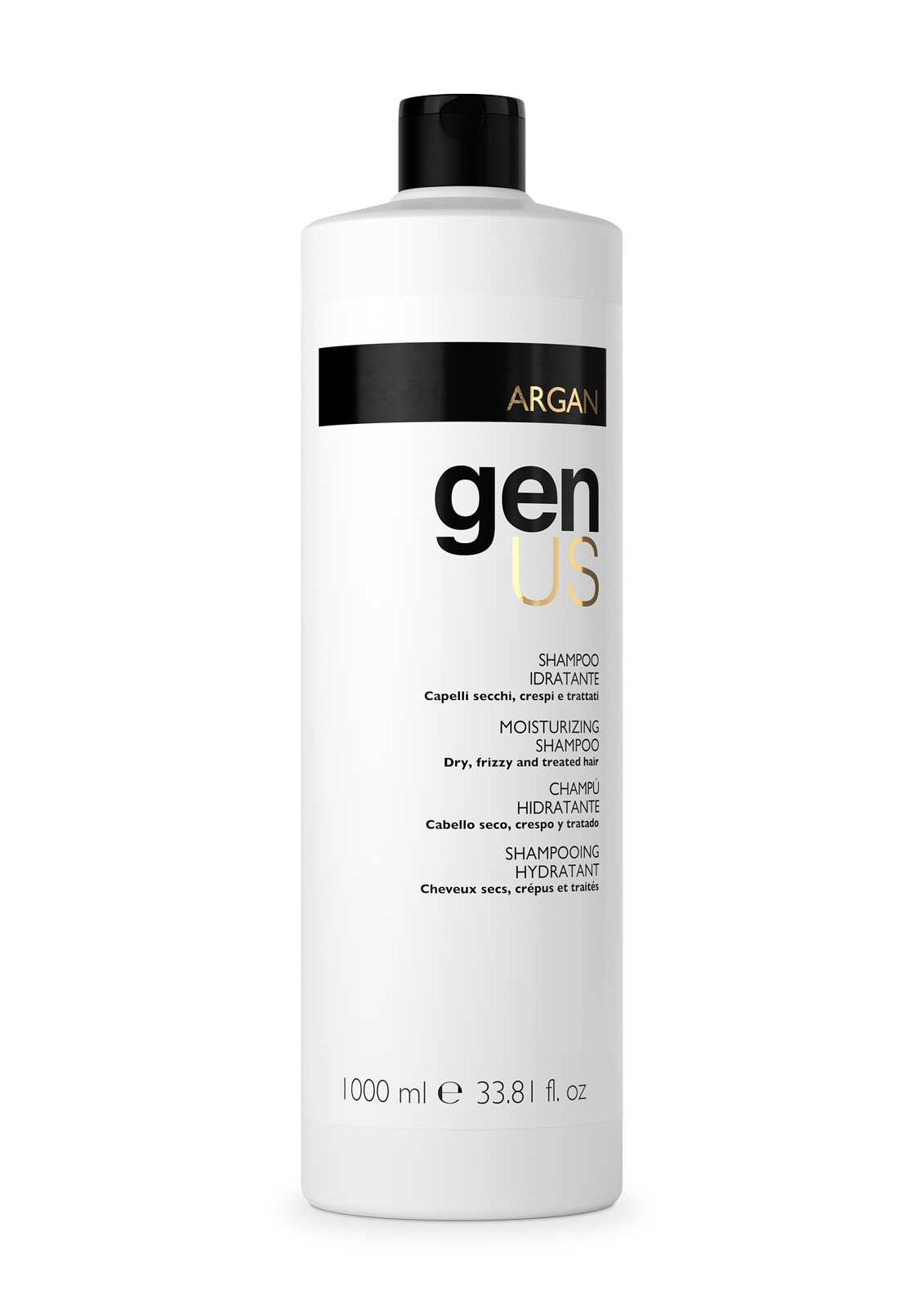 Sampon hidratant pentru par uscat si rebel – Genus Hair Argan 1000 ml