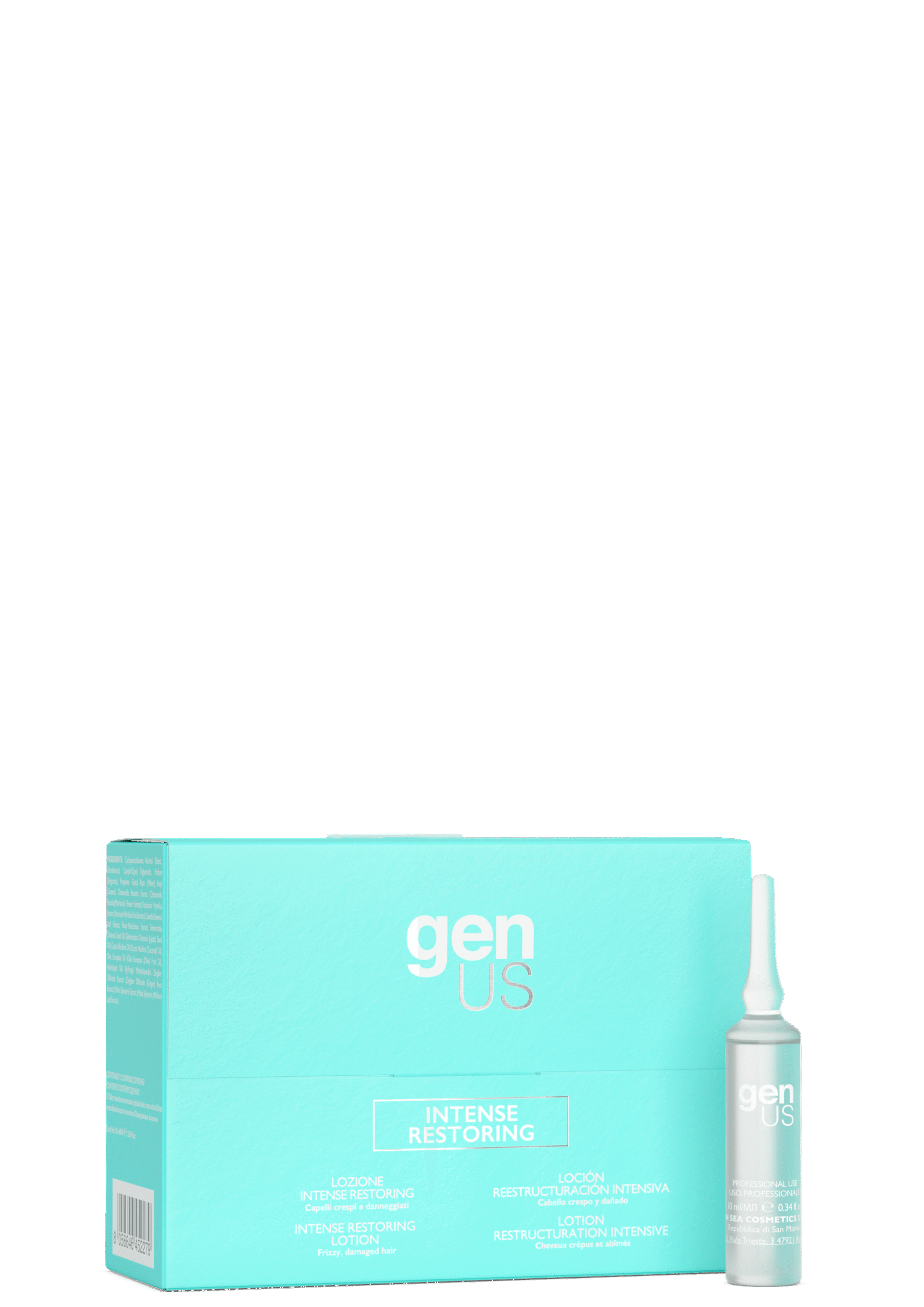 Lotiune intens restructuranta pentru par deteriorat – Genus Hair Intense Restoring Lotion 12x10ml