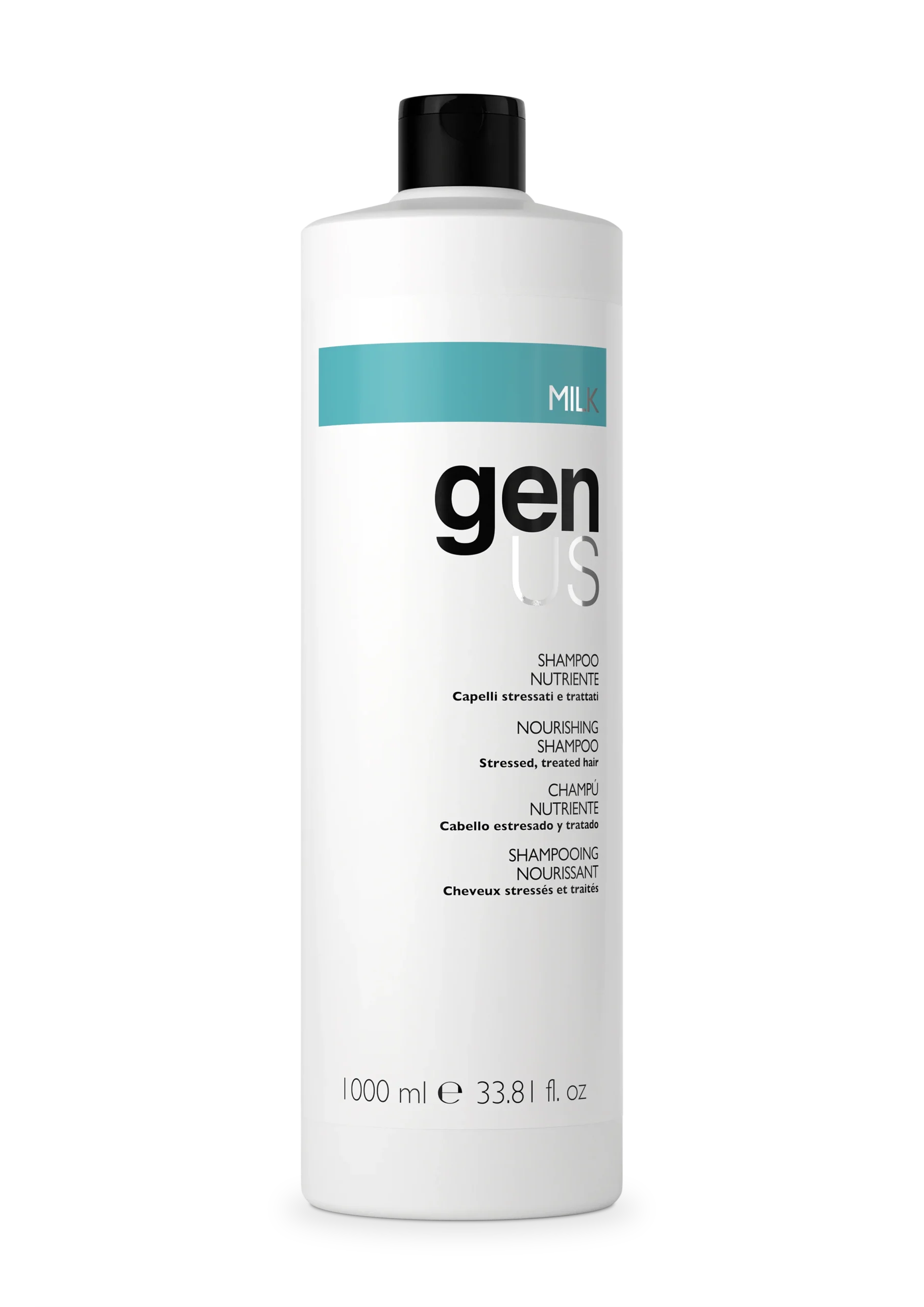 GenUS Milk Nourishing Shampoo – Sampon nutritiv pentru par stresat si tratat | 1000 ml