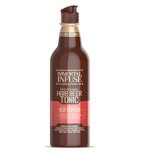 Lotiune tonica pentru par Immortal Infuse Hair Tonic Old Pepper 300ml