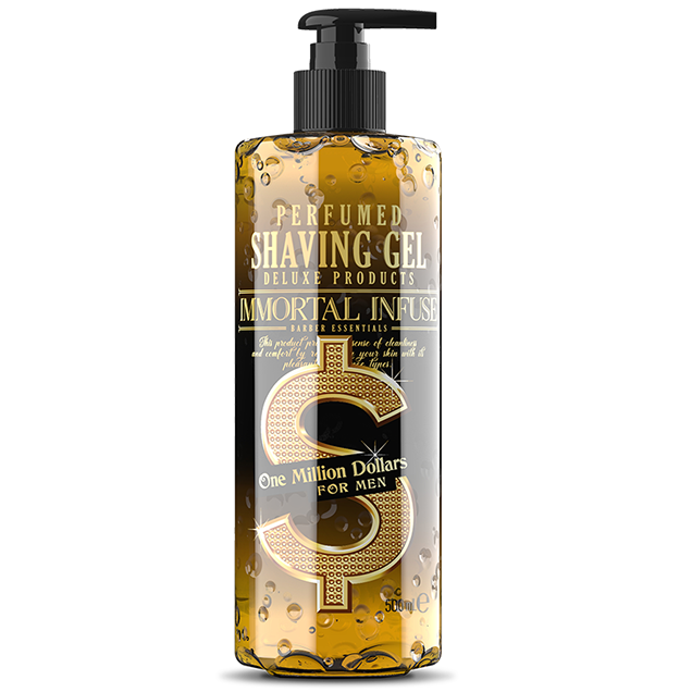 Gel de ras Immortal Infuse One Million Dollars 500ml