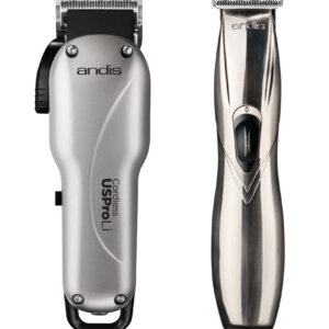 Set masina de tuns + contur Andis US Pro Cordless, Andis Slimline Pro Li