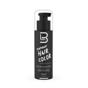 L3vel3 Temporary Hair Color - vopsea de barba temporara neagra 125 ml