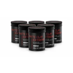 Bundle 6 bucati ceara de par Osmo Matte Clay Extreme 100ml cu fixare foarte puternica si aspect mat
