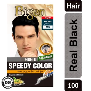 Vopsea profesionala pentru barba Bigen Beard Color 100 - negru intens