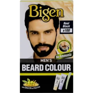 Vopsea profesionala pentru barba Bigen Beard Color 100 - negru intens