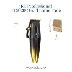 Masina de tuns cu acumulator JRL Professional FreshFade FF2020C Gold lame fade