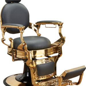 Super Salon Solomon Barber Chair Gold- scaun frizerie profesional auriu