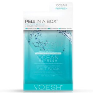 Voesh NYC Pedi in a box Deluxe 4 Step Ocean Refresh - pedichiura SPA in 4 pasi