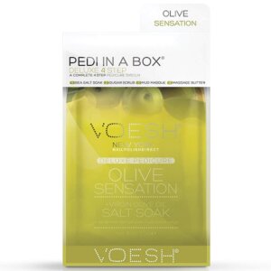 Voesh NYC Pedi in a box Deluxe 4 Step Olive Sensation - pedichiura SPA in 4 pasi