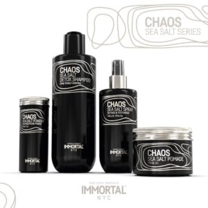 Immortal NYC Chaos Sea Salt Collection - set 4 produse ingrijire masculina cu sare de mare
