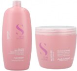 Set Alfaparf Milano Moisture Backwash cu sampon si masca pentru hidratare par uscat