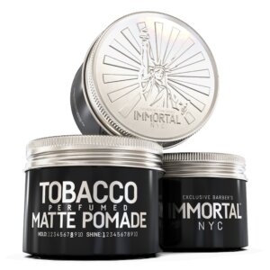 Pomada mata cu fixare puternica Immortal Deluxe Tobacco Matte Pomade 100ml - pachet 12 buc