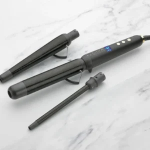 Diva Pro Styling Precious Metals Gold Dust Multi-Wand - ondulator multifunctional, 3 capete interschimbabile