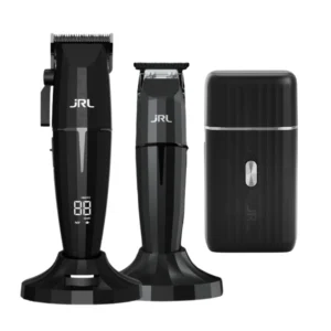 Barber Combo JRL Professional - masina de tuns + masina de contur + shaver ONYX Black