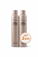 Set 2 x Keune Free Styler 500ml, spray fixativ pentru par cu fixare medie