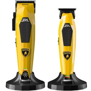 Set JRL x Lamborghini Diamante Yellow 2025 – Mașină de tuns + Trimmer de contur profesional fără fir