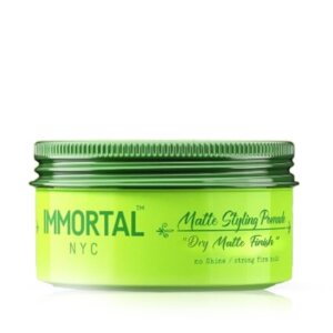 Ceară de păr IMMORTAL NYC Dry Matte Finish – Fixare puternică & efect mat, 150 ml