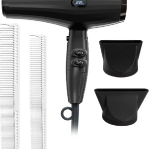 Uscător profesional JRL Forte Pro 2020L – 2400 W, 2 duze, Bonus piepteni de tuns