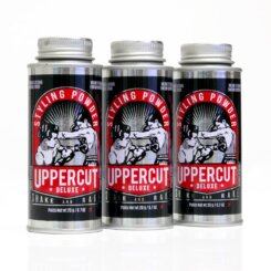 Set frizeri Uppercut Deluxe Styling Powder 3 x 20g, pudra pentru volum si textura par barbati