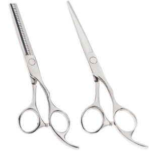 Set foarfeca de tuns si filat Dowa Academy Plus 5.5″ Stângaci BONUS pieptan JRL Professional  301