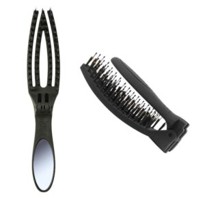 Perie profesională Olivia Garden Fingerbrush Care Go cu peri din mistreț și nailon – descurcă delicat